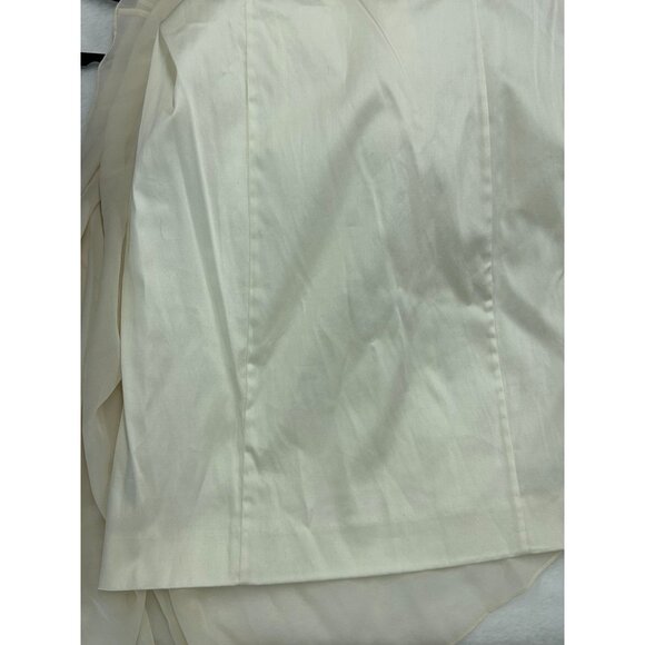 INC Womens Irina Capsule 8 Cream Bejeweled Neckline Sleeveless Dress 100% Silk - Picture 9 of 14